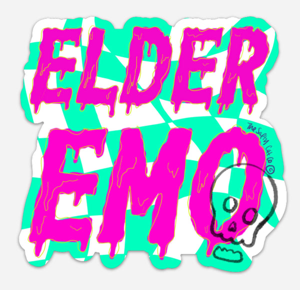 Elder Emo Sticker